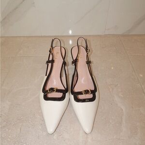 Sera Slingback Heel - White (Size 7)